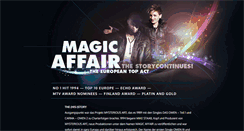 Desktop Screenshot of magic-affair-music.com